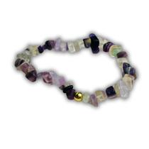 Pulseira Cascalho Fluorita