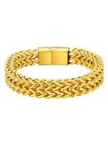 Pulseira ChainsHouse Franco Cuban Link 12mm 21cm Aço Inoxidável