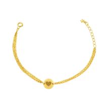 Pulseira Chapinha Coração - Banhado em Ouro 18k Pulseira Chapinha Coração - Banhado em Ouro 18k