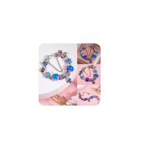 Pulseira Charm Cartoon para meninas em aço inoxidável de 20 cm