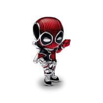 Pulseira Charm HuooNew em prata esterlina 925 Monkey, Deadpool