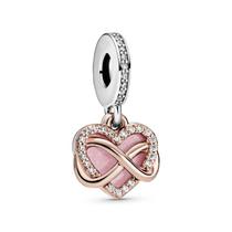 Pulseira Charm Pandora Sparkling Infinity Heart para mulheres Pulseira Charm Pandora Sparkling Infinity Heart para mulheres