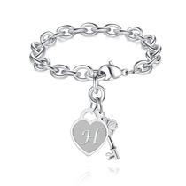 Pulseira Charm TONY & SANDY Sweet 16 Initial para meninas
