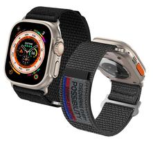 Pulseira CINORS XL XXL Big Men Nylon para Apple Watch 46 mm