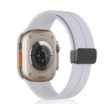 Pulseira Cinza Magnética 42/44/45/49mm Com Imã Fecho Preto Compatível Applee Waatch Seriee 4 5 6 7 8 ULTRA Pulseira Cinza Magnética 42/44/45/49mm Com Imã Fecho Preto Compatível Applee Waatch Seriee 4 5 6 7 8 ULTRA