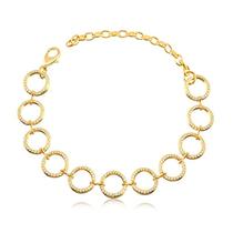 Pulseira Círculos Cravejados
