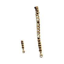 Pulseira Clássica Em Aço Inoxidável Banhada a Ouro, À Prova d'Água E Não Desbotável Para Mulheres