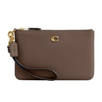 Pulseira COACH Small B4/Dark Stone em couro de seixo polido Pulseira COACH Small B4/Dark Stone em couro de seixo polido