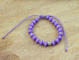 Pulseira colorida (roxo) Pulseira colorida (roxo)
