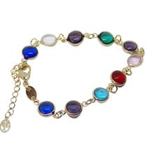 Pulseira Colorida Zirconias 8MM Pulseira Colorida Zirconias 8MM
