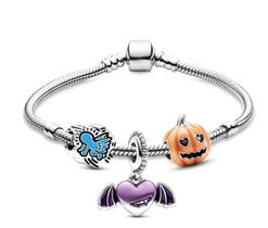 Pulseira com Berloques Tema Halloween Estilo Pandore