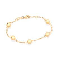 Pulseira Com Bolas -550640-rommanel Sem Cor Cor:Dourado
