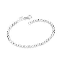 Pulseira Com Bolas de Prata Maciça 925 Rommanel 850126 Cor:Prata Pulseira Com Bolas de Prata Maciça 925 Rommanel 850126 Cor:Prata