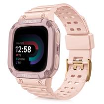 Pulseira com capa compatível com Fitbit Versa 4/3/2/1/Versa Lite