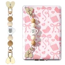 Pulseira com contas de silicone e pingente LuneClat para e-reader Pulseira com contas de silicone e pingente LuneClat para e-reader