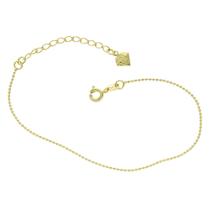 Pulseira Com Corrente De Bolinha PRI Style Folheada A Ouro 18K Antialérgica Pulseira Com Corrente De Bolinha PRI Style Folheada A Ouro 18K Antialérgica