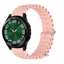 Pulseira Com Encaixe Curvo Ondulada Para Watch6 Classic 47Mm