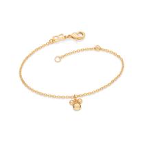 Pulseira com mickey folheada a ouro 552126 Rommanel