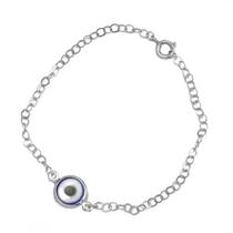 Pulseira com Olho Grego 10mm - Sunshine Cristais Pulseira com Olho Grego 10mm - Sunshine Cristais
