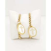Pulseira com pingente cruz Pulseira com pingente cruz