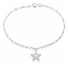 Pulseira Com Pingente Feminina Delicada Prata Legitima Fé Pulseira Com Pingente Feminina Delicada Prata Legitima Fé