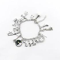 Pulseira com pingente malvado Wicked The Musical Bangle Jewelry Pulseiras de contas de cristal