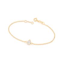 Pulseira Com Zircônia Gota Branco-551583-rommanel Cor Branco Tamanho:18Cor:ROSA CLARO Pulseira Com Zircônia Gota Branco-551583-rommanel Cor Branco Tamanho:18Cor:ROSA CLARO