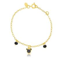Pulseira Com Zircônias Folheado A Ouro Pulseira Com Zircônias Folheado A Ouro
