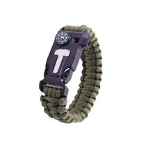 Pulseira Compass Paracord Treking Survival 5 em 1 BJ4