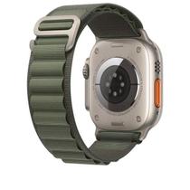 Pulseira Compatível Com Apple Watch 42/44/45/49mm Verde Escuro Jinya