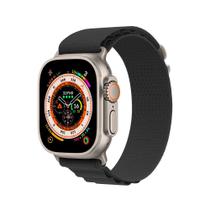 Pulseira compatível com Apple Watch Ultra 49 MM - Alpina Loop - Preta - Gshield