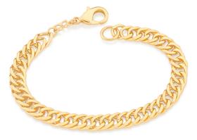 Pulseira Composta Por Fio Elo Grumet Batida. 551719