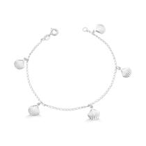 Pulseira Conchas do Mar Prata 925