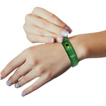 Pulseira Copa do Brasil Unissex Torcedor Brasil Copa do Mundo 6 cm