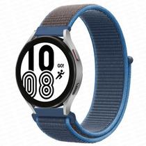 Pulseira Cor Azul Nylon tiras autocolantes 22mm Compativel Com SM-Waatch3 Active2 GTS3 GTR42/47mmGTR3/PRO