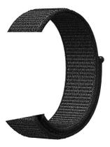 Pulseira Cor Preto Nylon tiras autocolantes 20mm Compativel Com SM-Waatch3 Active2 GTS3 GTR42/47mmGTR3/PRO