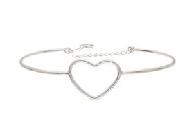 Pulseira coração ajustável