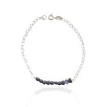 Pulseira Coração Pedra Estrela 18cm Prata Legítima 925