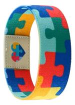 Pulseira Coração Quebra-cabeças Símbolo Autista Consciencia Autismo