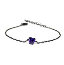 Pulseira Coração Ródio Negro Pulseira Coração Ródio Negro