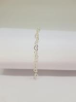 Pulseira corações banhado a Prata Lanna