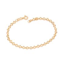 Pulseira corações folheada a ouro 552062 Rommanel Pulseira corações folheada a ouro 552062 Rommanel