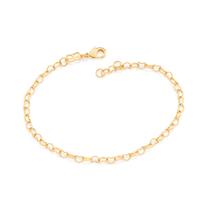 Pulseira Corações Folheada A Ouro Rommanel 552009