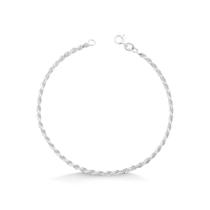 Pulseira Cordão Baiano 2mm Prata 925