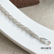 Pulseira Cordão Baiano em Prata 925