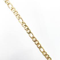 Pulseira cordão elos dourada clássica elegante