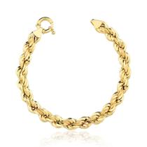 Pulseira Cordão Feminina em Ouro 18K