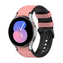 Pulseira coro sintético e silicone para Galaxy Watch 5 40mm