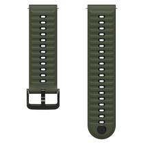 Pulseira COROS NOMAD 24 mm de silicone longa verde