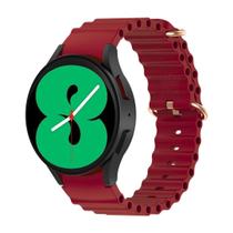 Pulseira Correa De Silicone Ondulada Para Galaxy Watch4 40mm